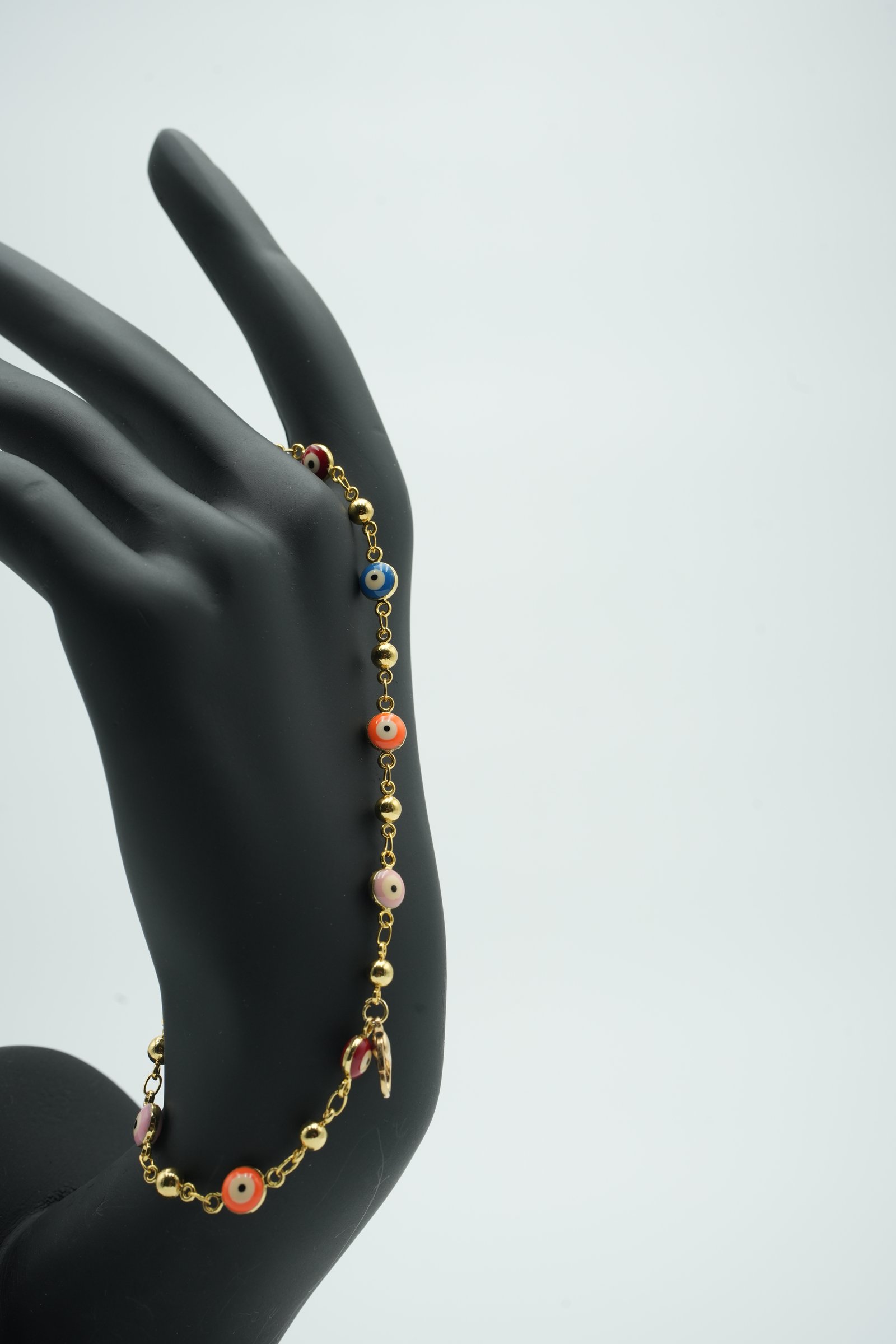 Renkli Gözlü Yasmin Kolye