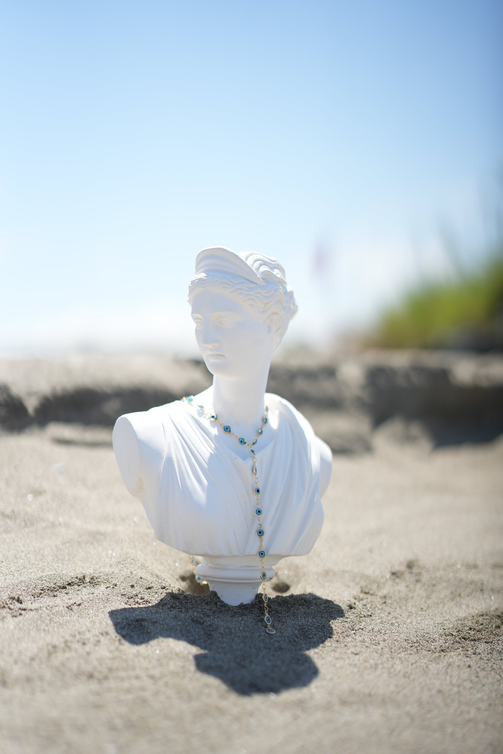 Gözlü Yasmin Y Kolye